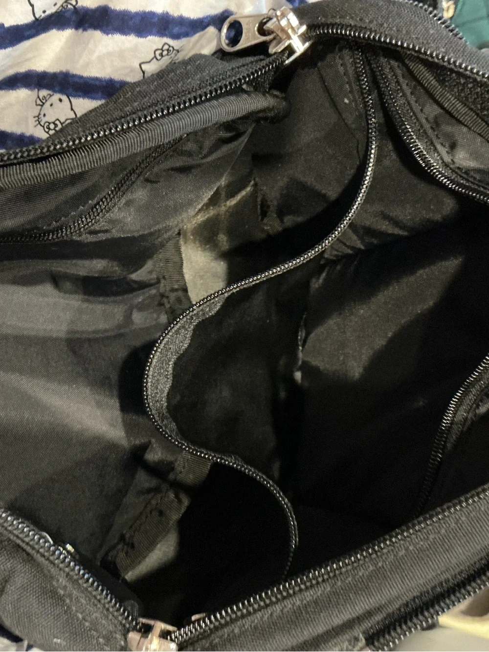The North Face Black Waist Pack with Logo